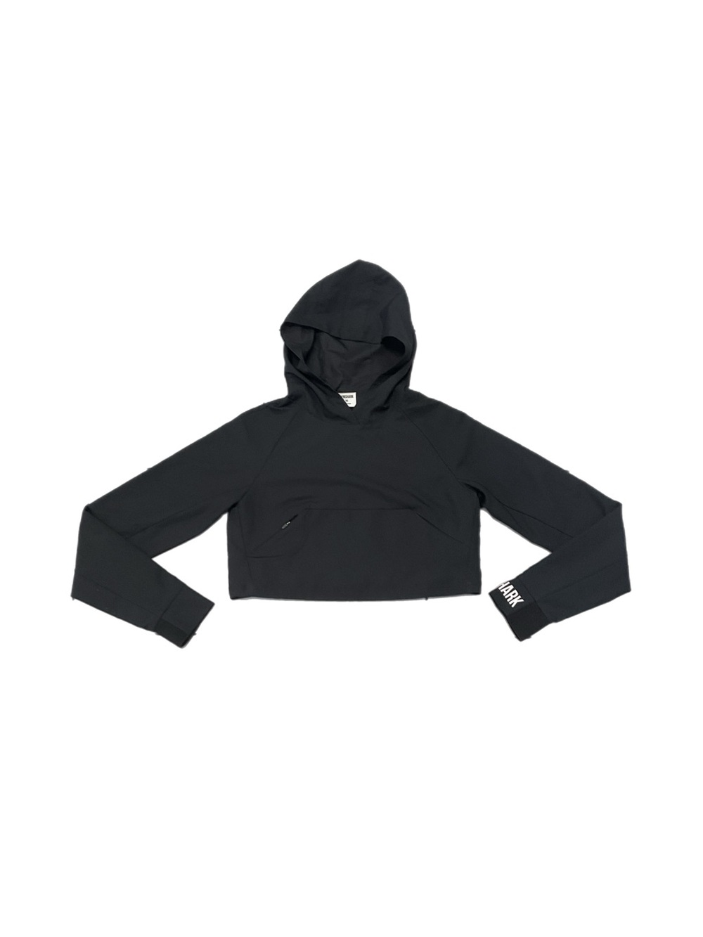 Gymshark Black Cropped Performance Hoodie